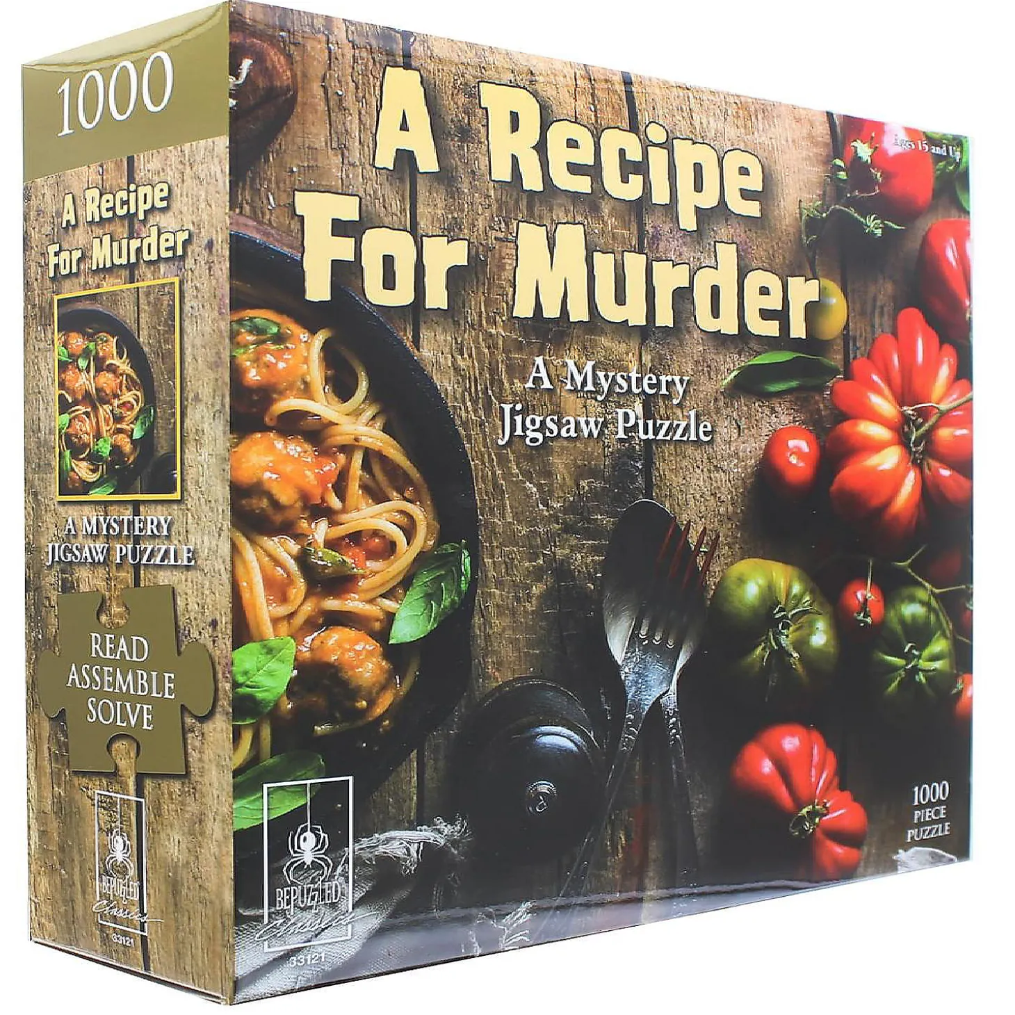 A Recipe For Murder 1000 Piece Mystery Jigsaw Puzzle