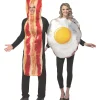 Adult Bacon And Egg Couple Costumes