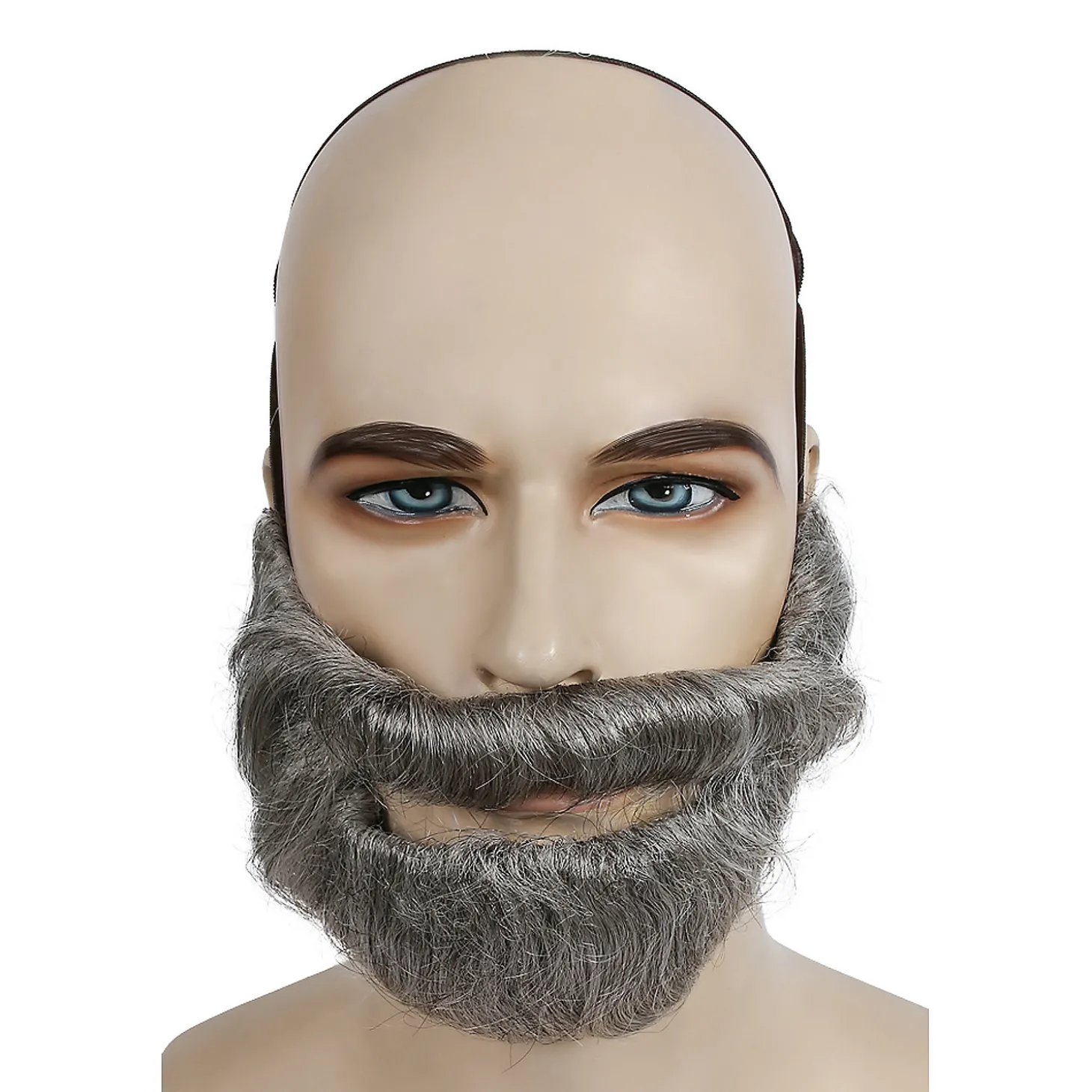Adult Biblical Beard Discount B367A Dk Brown Gray 51