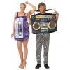 Adult Mix Tape And Boom Box Couple Costumes