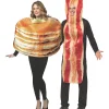 Adult Pancakes & Bacon Couples Costumes