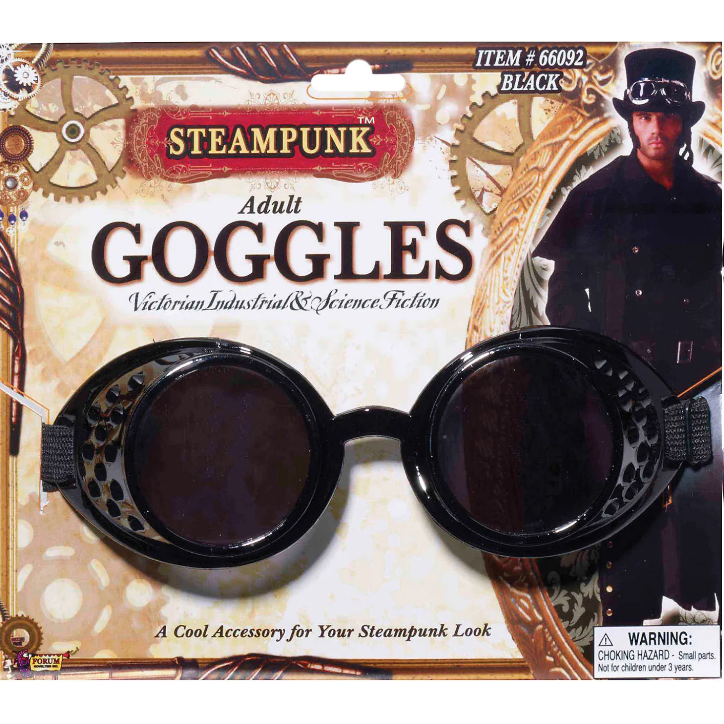 Adult Steampunk Goggles - 1 Pc.