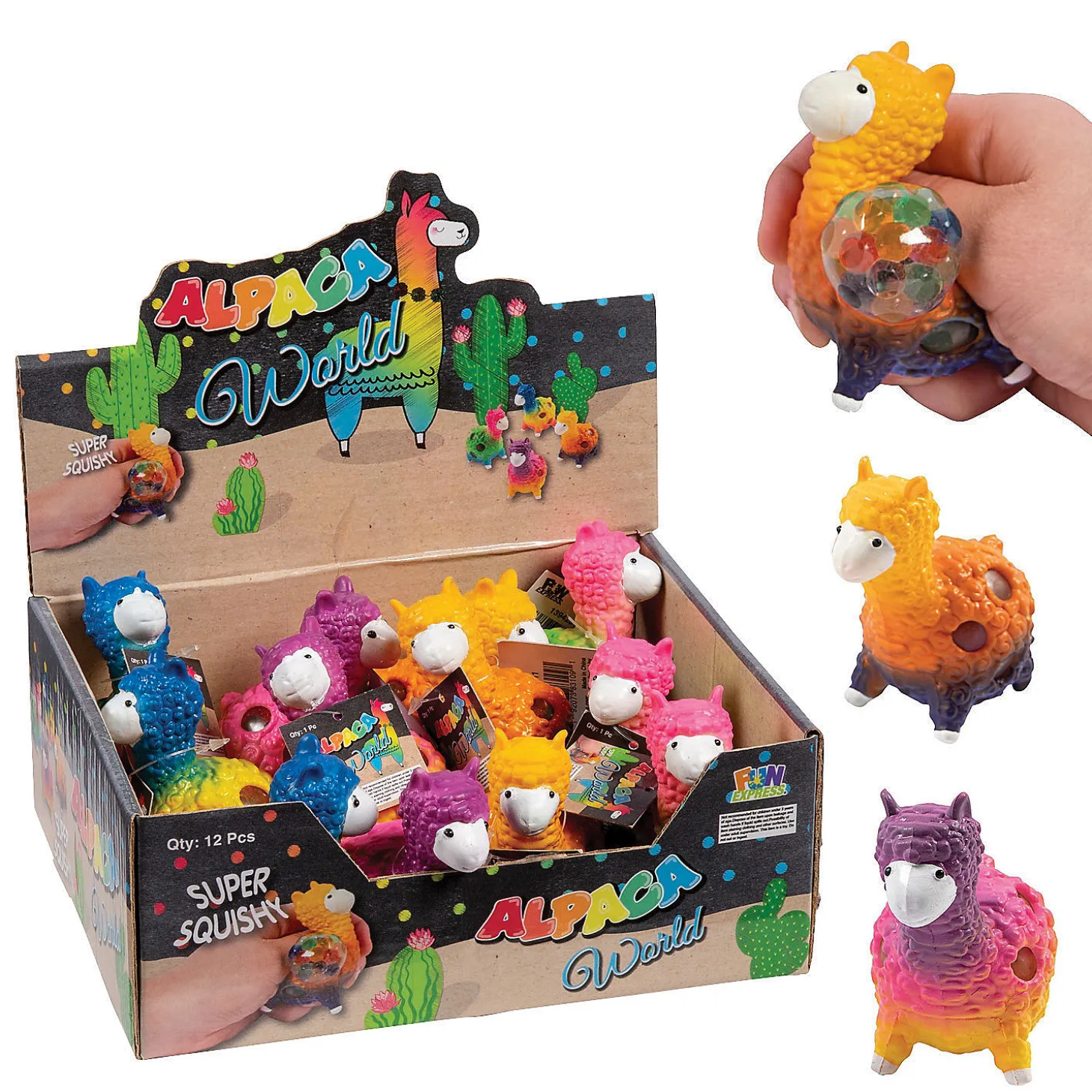 Alpaca Water Bead Squeeze Toys