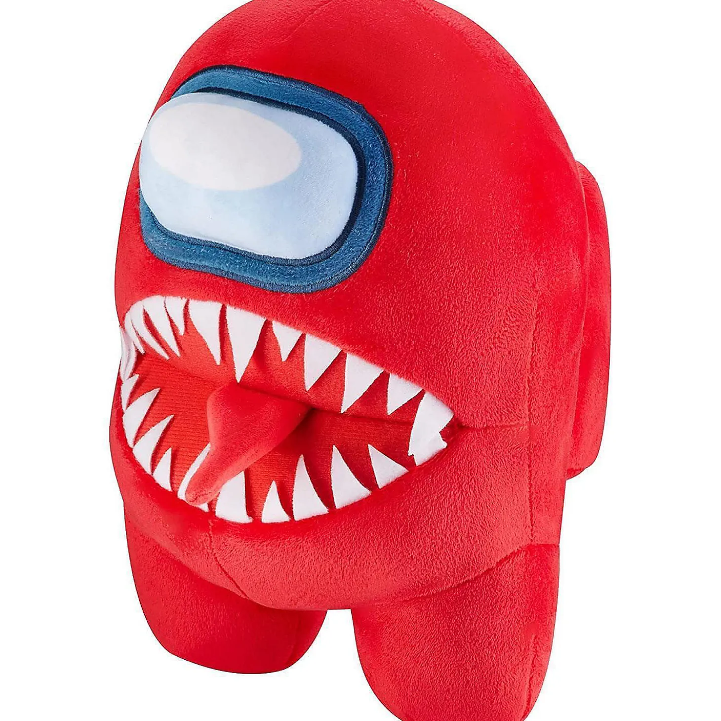 Among Us Red Impostor With Tongue Teeth Plush Huggable Plushie 10" Doll Figure Pmi International
