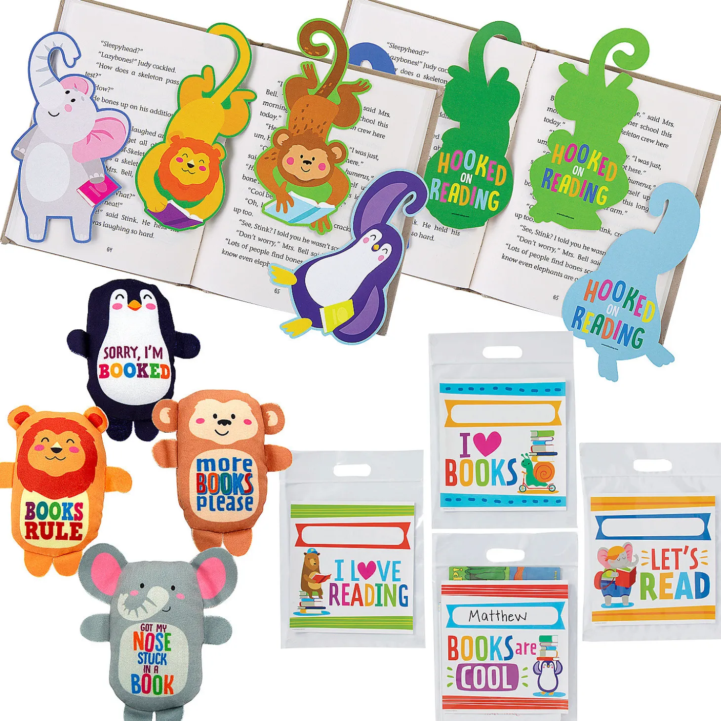 Animal Buddy Reading Handout Kit For 48
