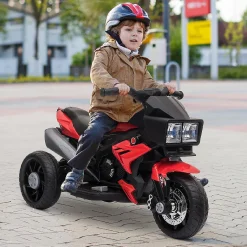 Aosom 6V Kids Motorcycle Electric Ride On W/ Music Red