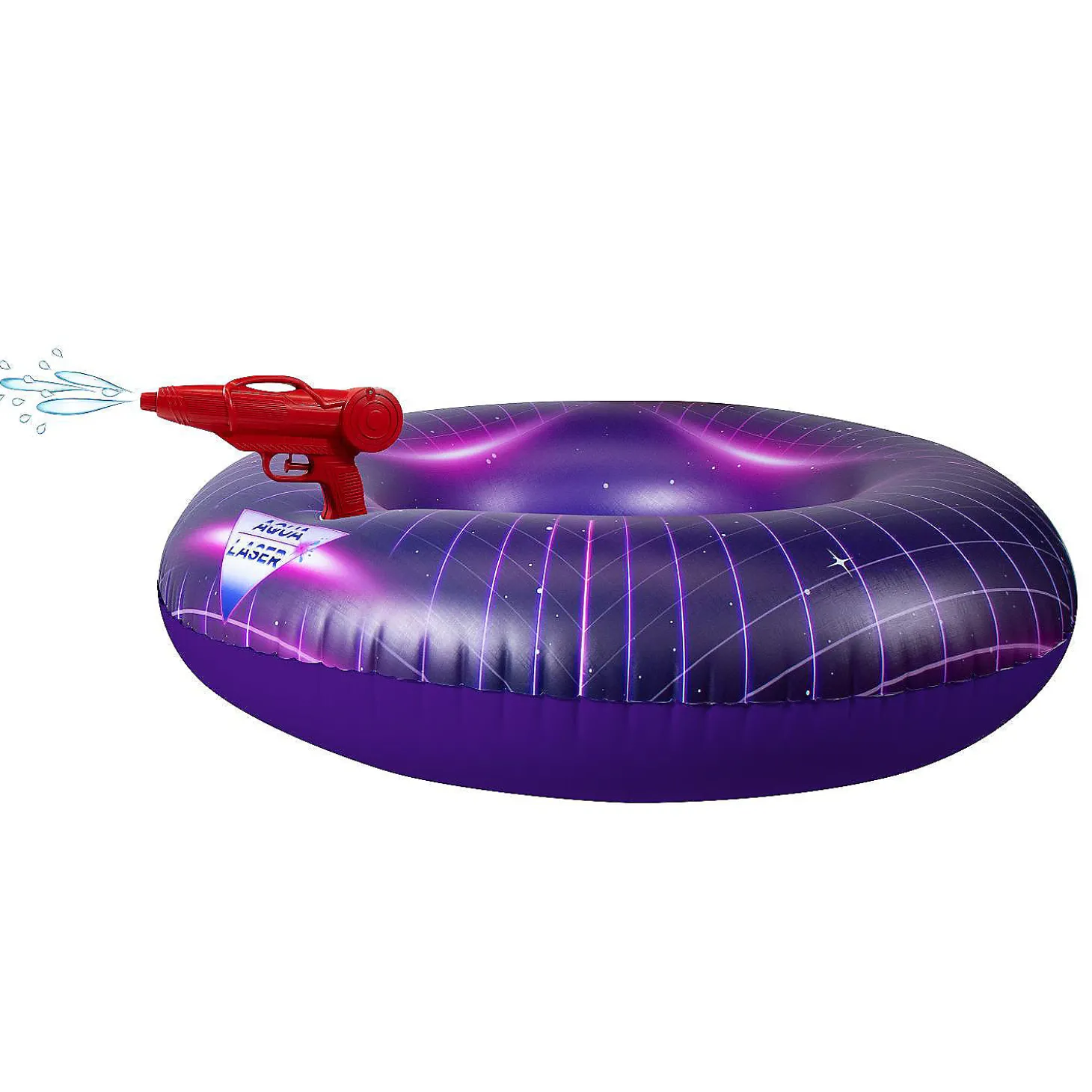 Aqua Laser 40" Beach & Pool Tube With Squirt Gun And Laser Sounds