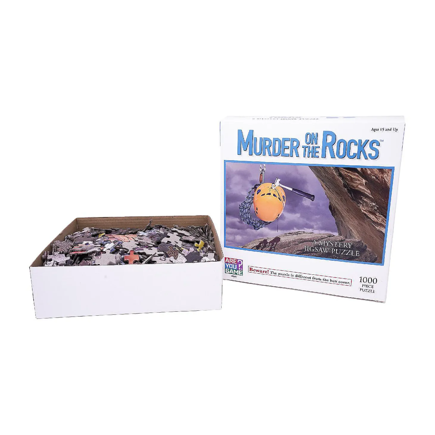 Areyougame.Com Murder On The Rocks Classic Mystery Jigsaw Puzzle: 1000 Pcs