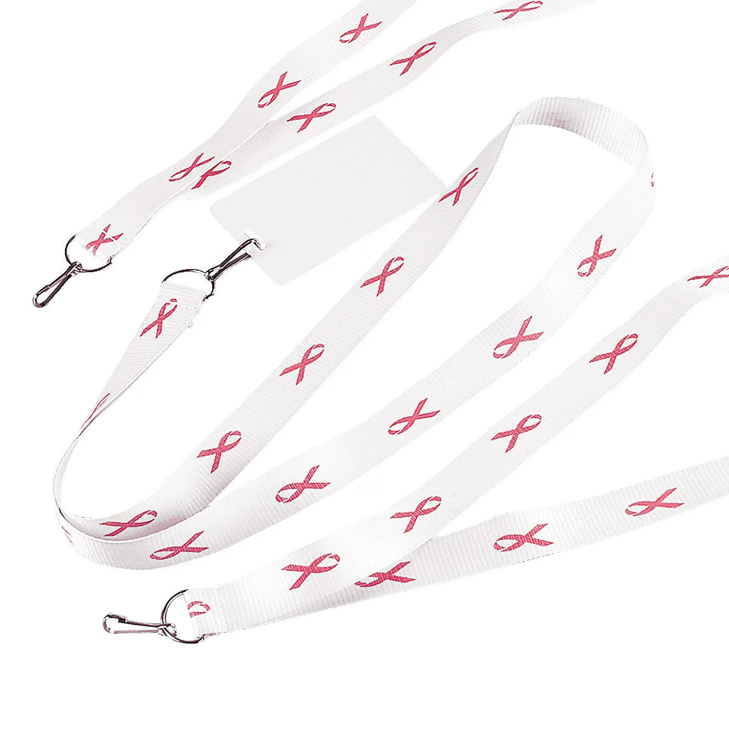 Awareness Ribbon Badge Holder Lanyards - 12 Pc.