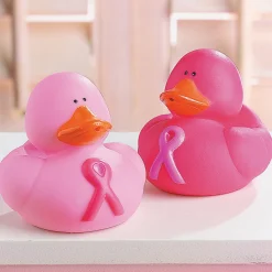 Awareness Ribbon Rubber Ducks - 12 Pc.