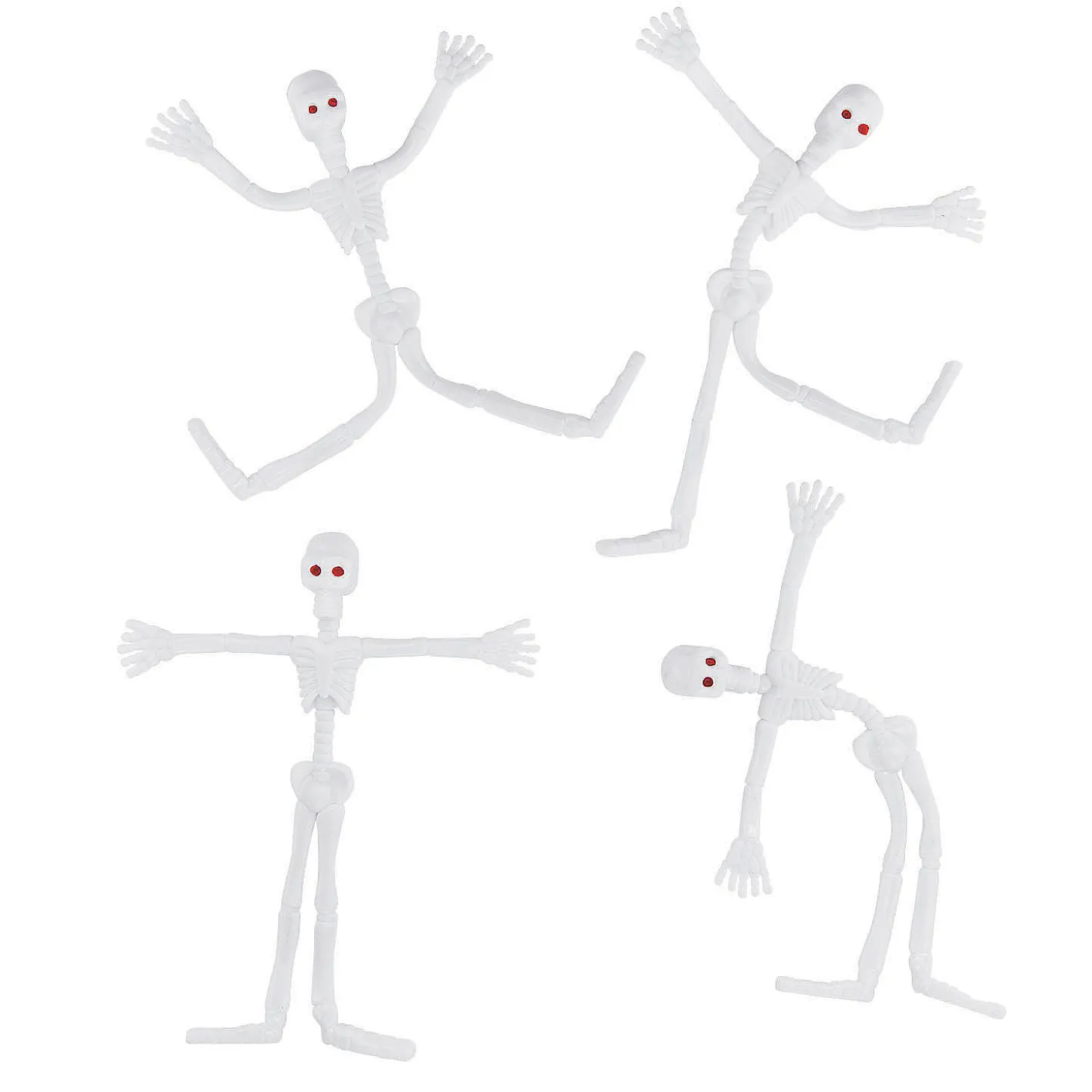 Bendable Skeletons - 24 Pc.