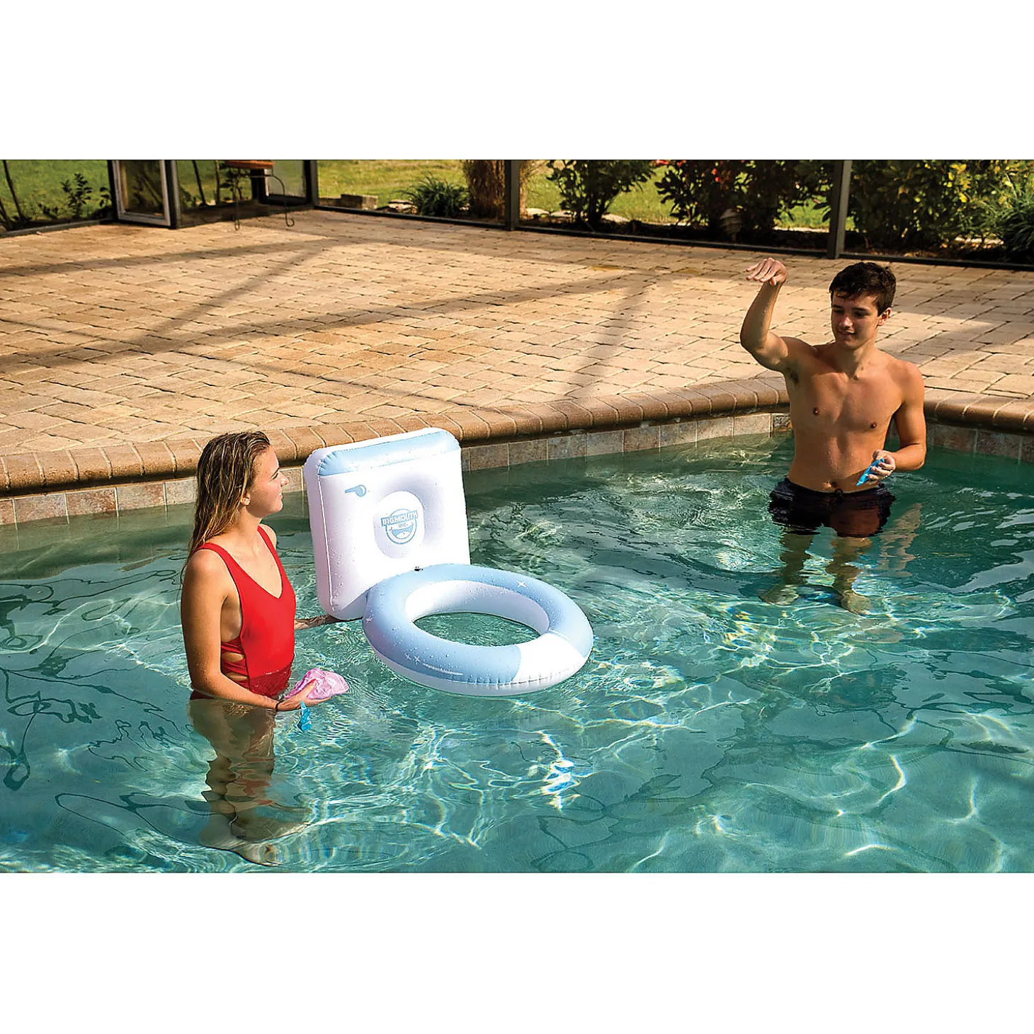 Bigmouth Unicorn Poop Toss Pool Game