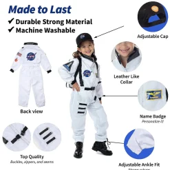 Bintiva Born Toys Astronaut Costume For Kids For Ages 3-7