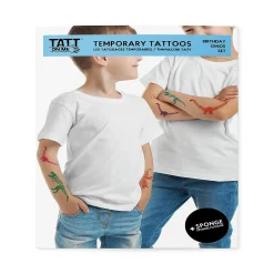 Birthday Dinos Tattoo Set