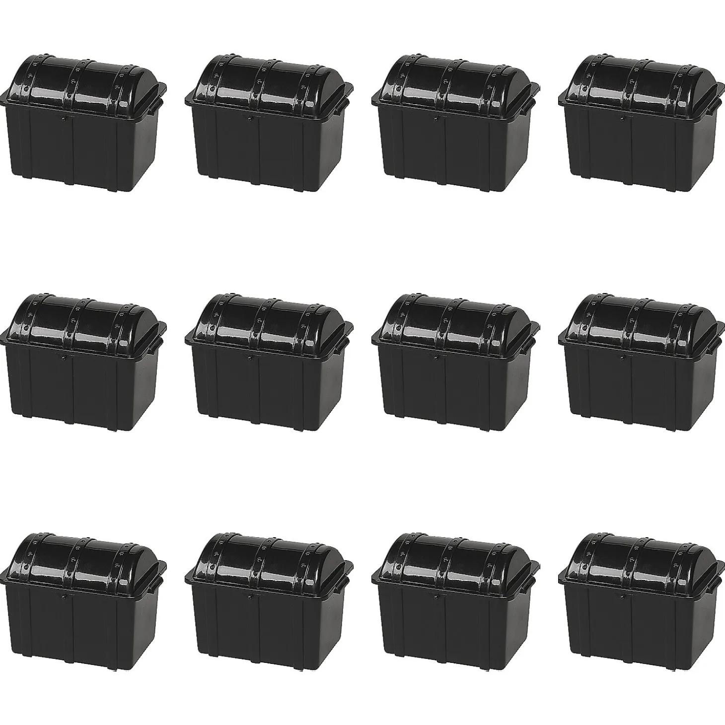 Black Pirate Chests - 12 Pc.