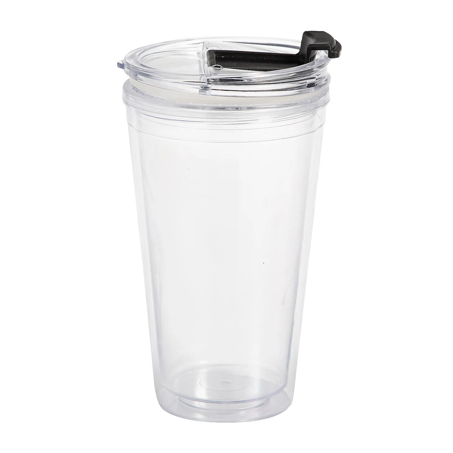 Black Plastic Travel Mugs - 12 Ct.