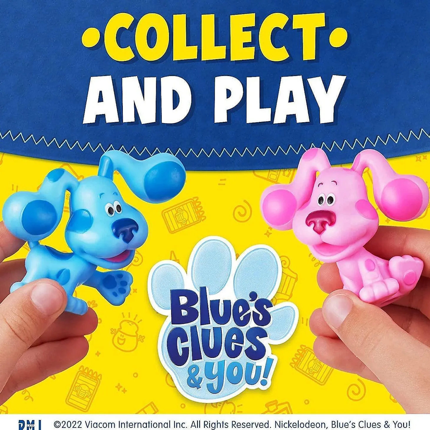 Blues Clues Pencil Toppers 12Pk Josh Tickety Tock Paprika Magenta Pail Pmi International