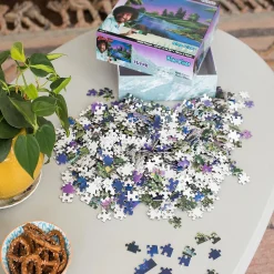 Bob Ross Blue River Nature Puzzle 1000 Piece Jigsaw Puzzle