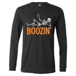 Boozin' Skeleton Adult's T-Shirt