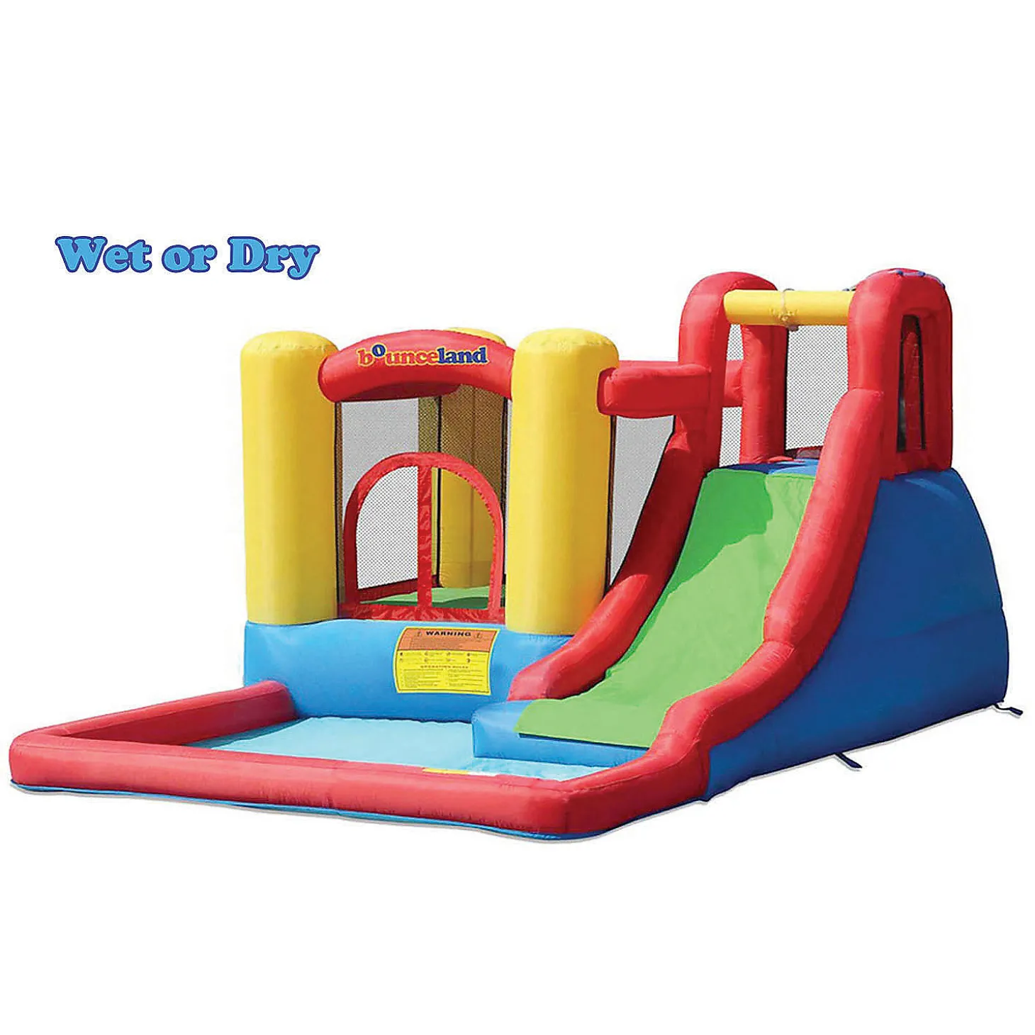Bounceland Jump & Splash Adventure Bounce House With Slide