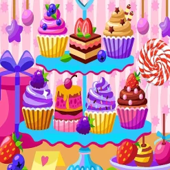 Brain Tree-Cake World 500 Piece Jigsaw Puzzles For Adults19.5"Lx14.5"W