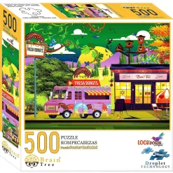 Brain Tree-Lockdown 500 Piece Jigsaw Puzzles For Adults19.5"Lx14.5"W