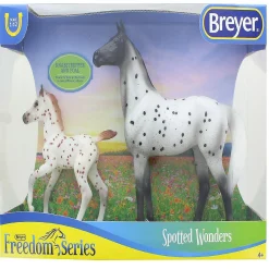 Breyer Freedom Series 1:12 Scale Model Horse Set Spotted Wonders