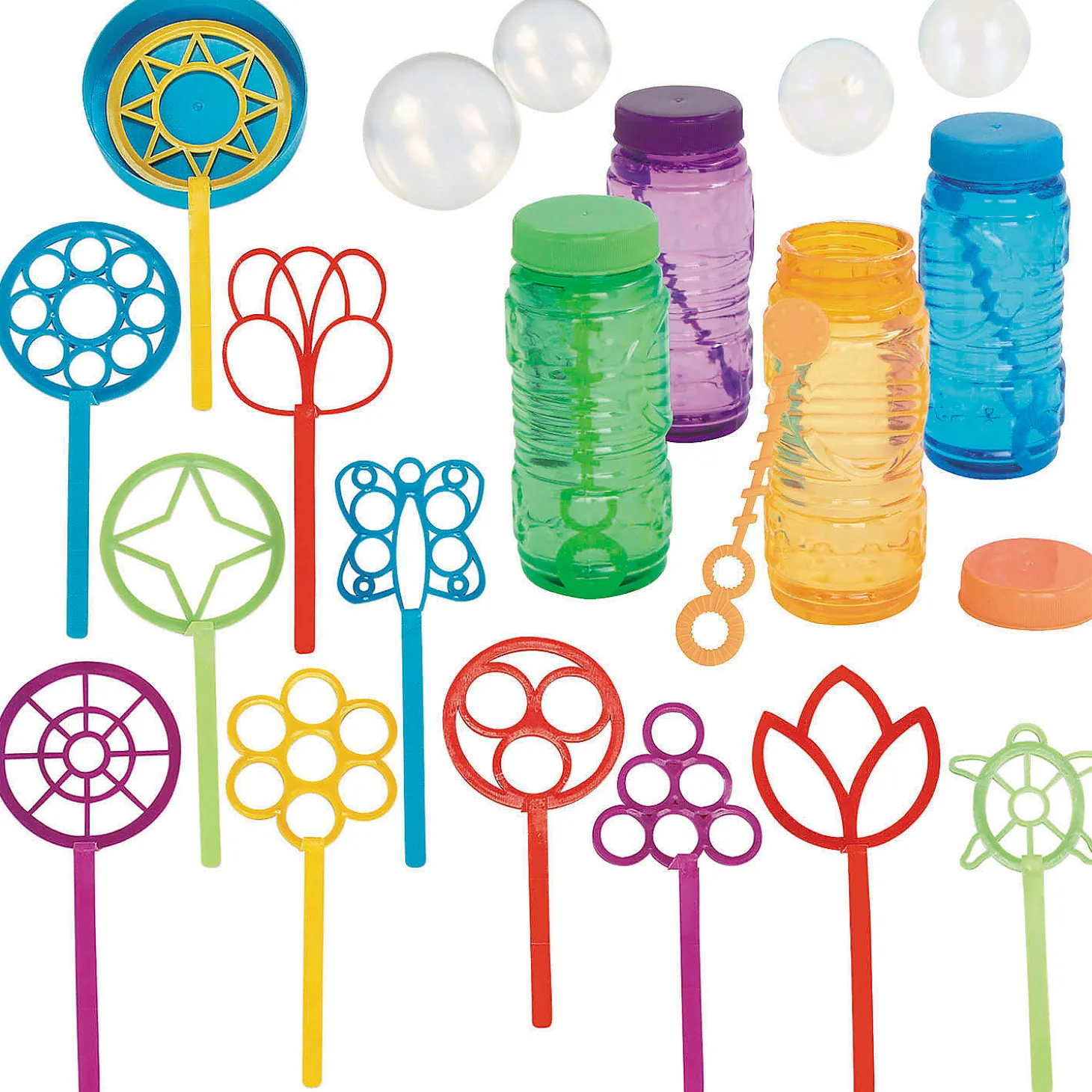 Bubble Wand & Bubble Bottle Kit - 24 Pc.