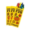 Bulk 48 Boxes Fall Crayons - 4 Colors Per Box