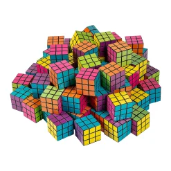Bulk 72 Pc. Bright Mini Puzzle Cubes