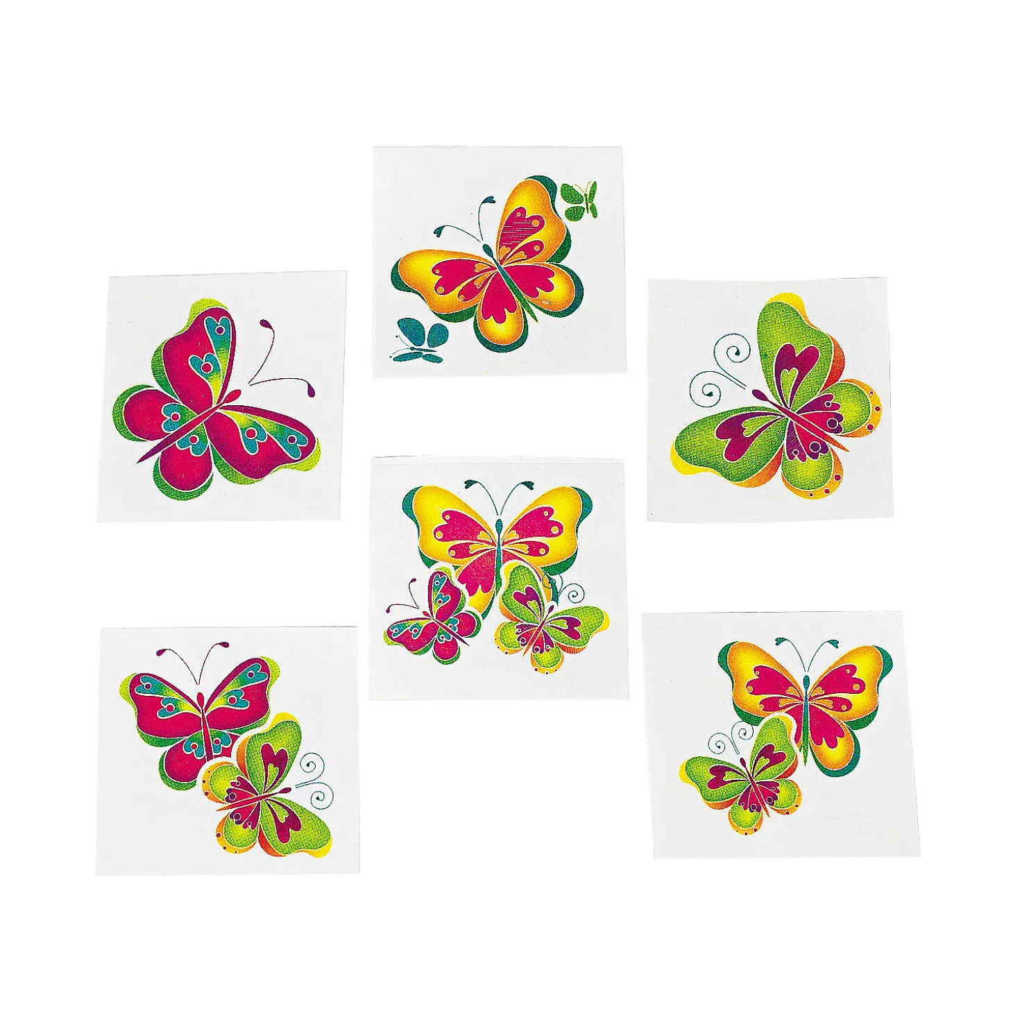 Bulk 72 Pc. Butterfly Temporary Tattoos - 72 Pc.