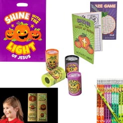 Bulk 338 Pc. Christian Pumpkin Boo Bag Kit For 48