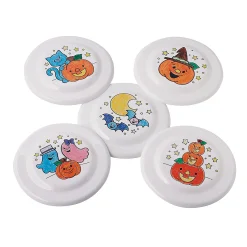 Bulk 50 Pc. Color Your Own Halloween Flying Discs