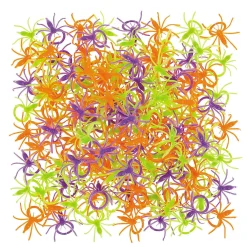 Bulk 144 Pc. Colorful Halloween Spider Rings