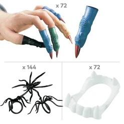 Bulk 288 Pc. Creepy Halloween Accessories Kit