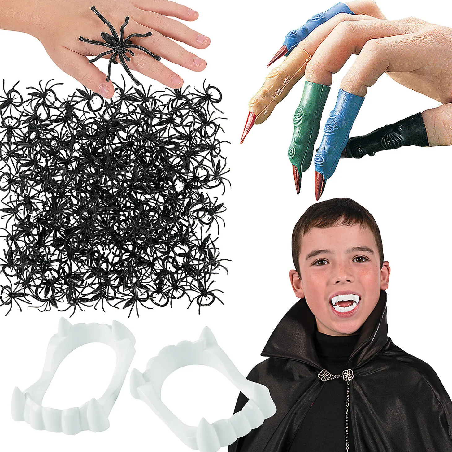 Bulk 288 Pc. Creepy Halloween Accessories Kit