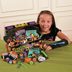 Bulk 50 Pc. Deluxe Halloween Treasure Chest Toy Assortment