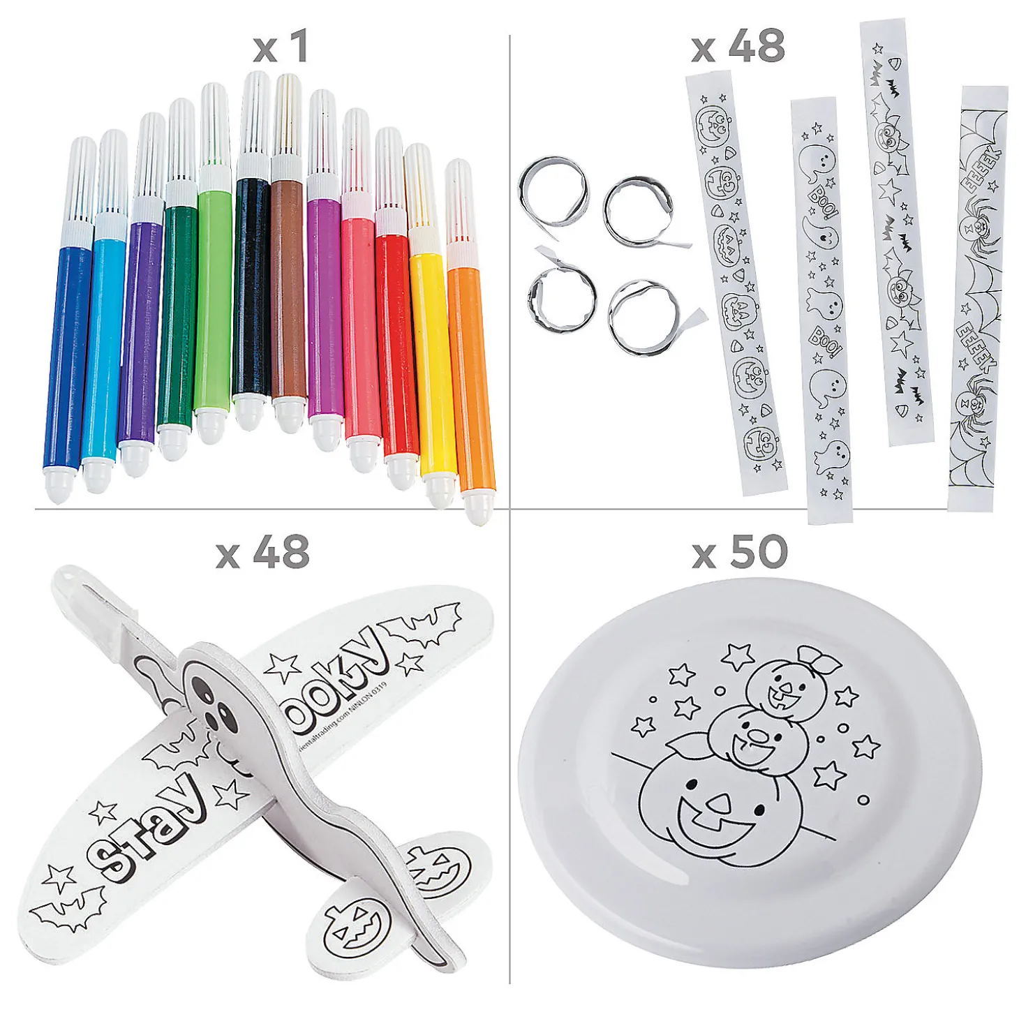 Bulk 158 Pc. Get Those Bones Moving Craft & Activity Assortment