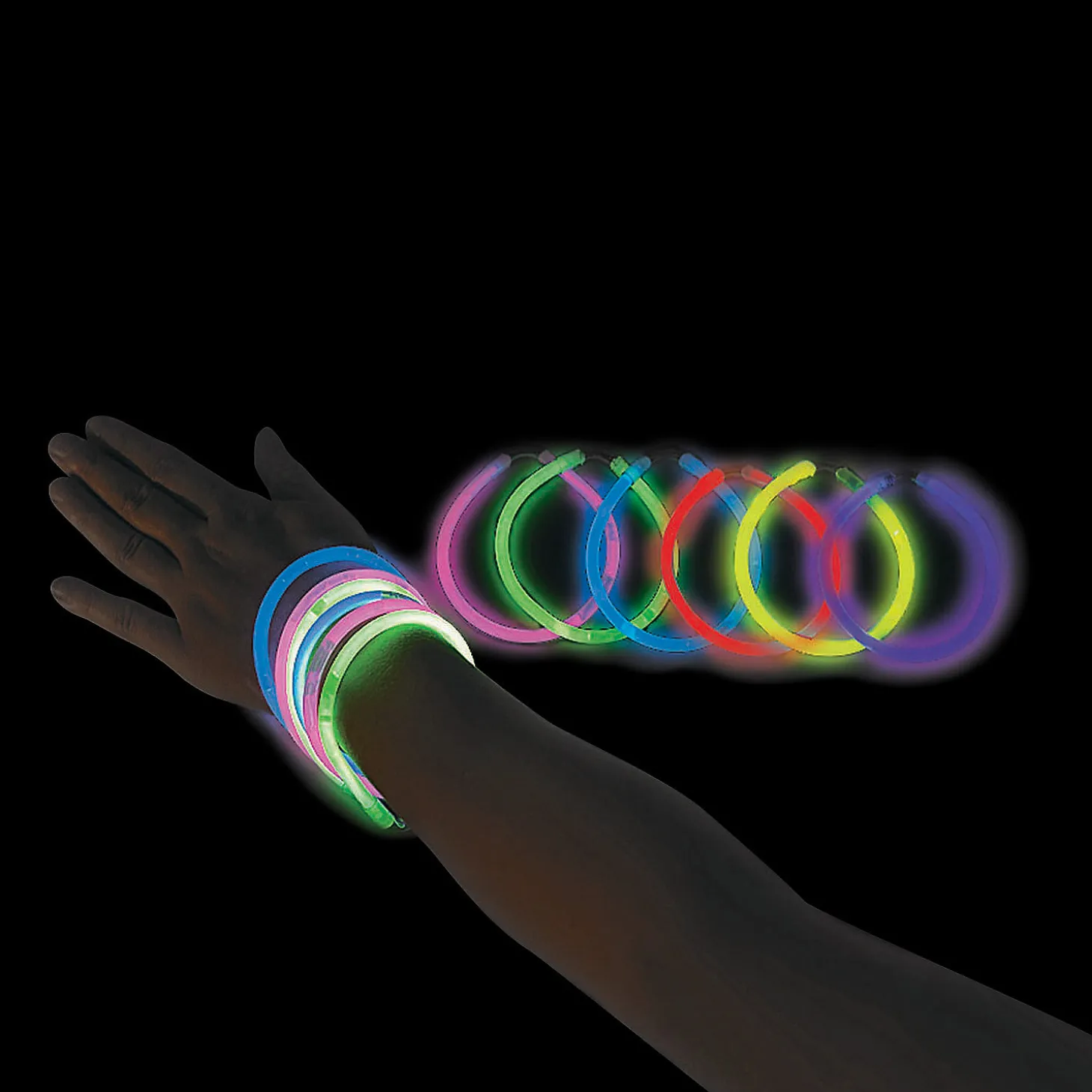 Bulk 50 Pc. Glow Bracelet Assortment