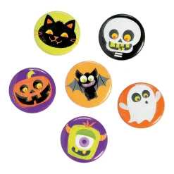 Bulk 48 Pc. Glow-In-The-Dark Halloween Mini Buttons