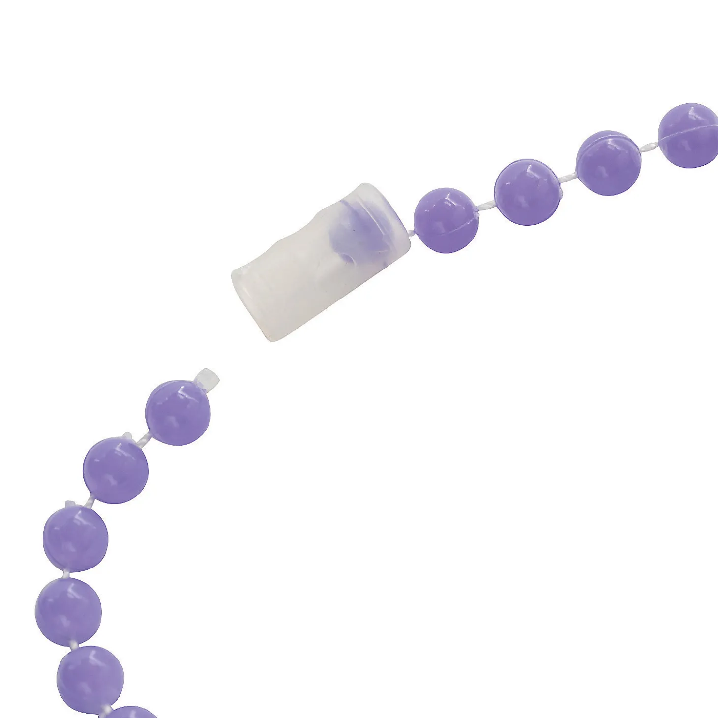 Bulk 48 Pc. Glow-In-The-Dark Mardi Gras Bead Necklaces