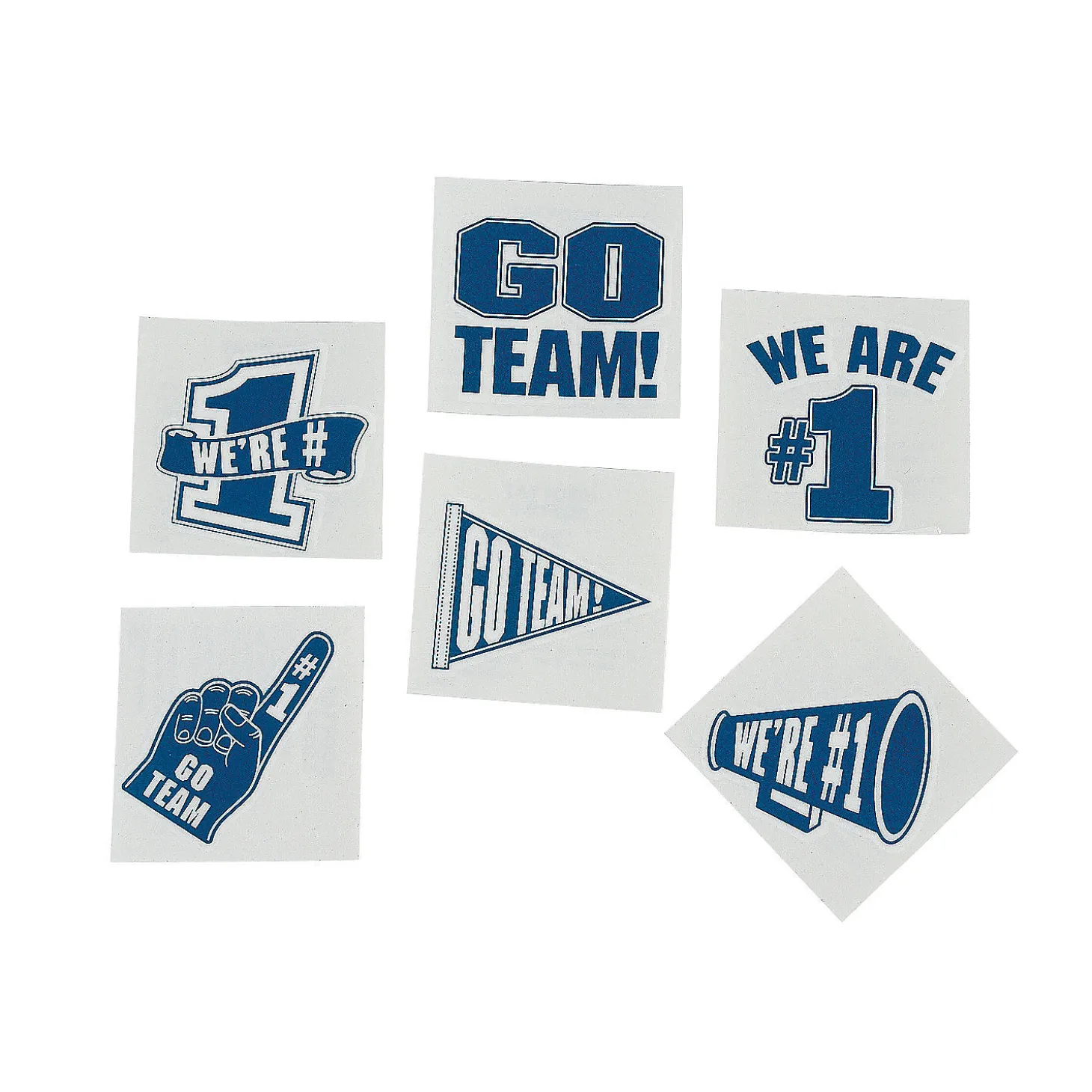 Bulk 72 Pc. Go Team Temporary Tattoos - 72 Pc.