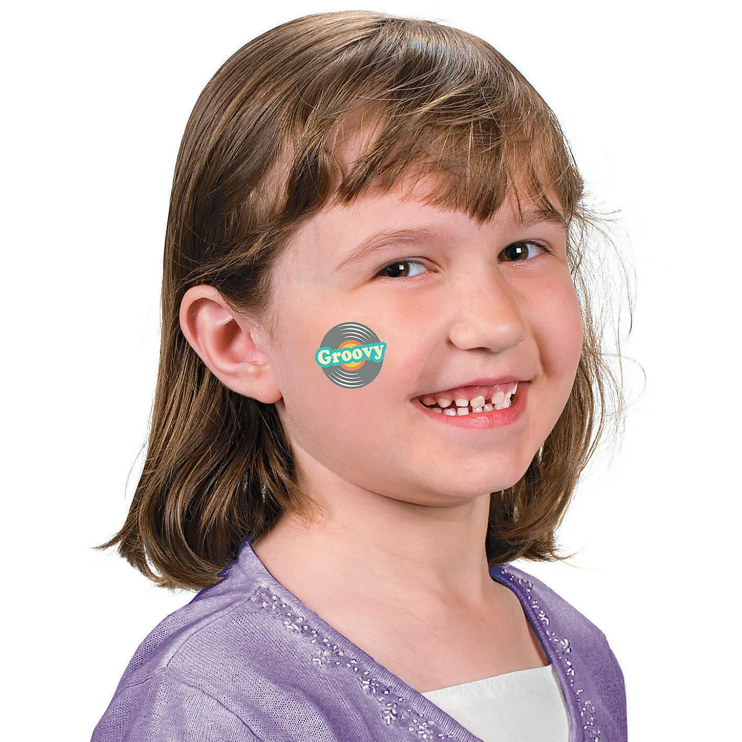 Bulk 72 Pc. Groovy Party Tattoos - 72 Pc.