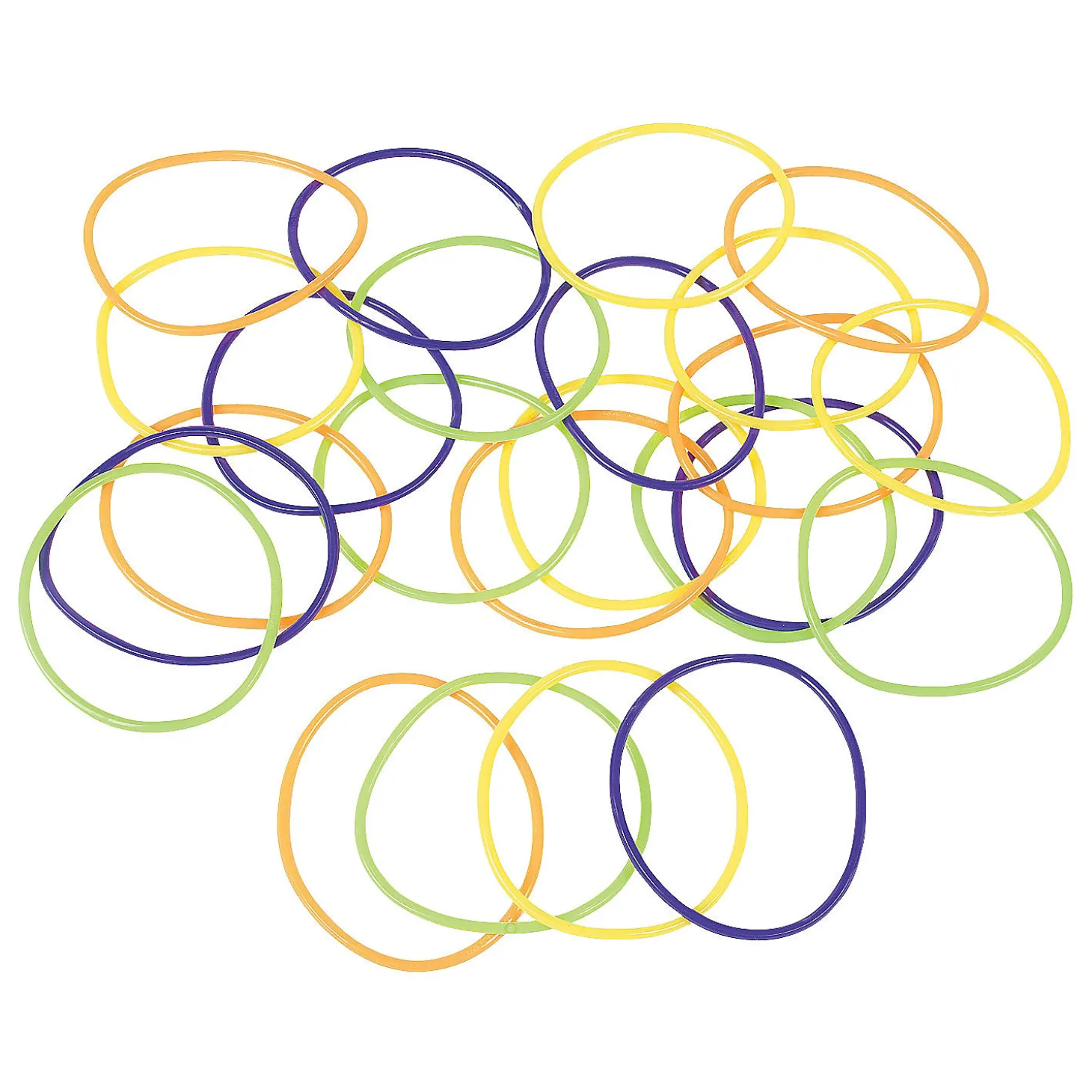 Bulk 144 Pc. Halloween Colors Jelly Bracelets