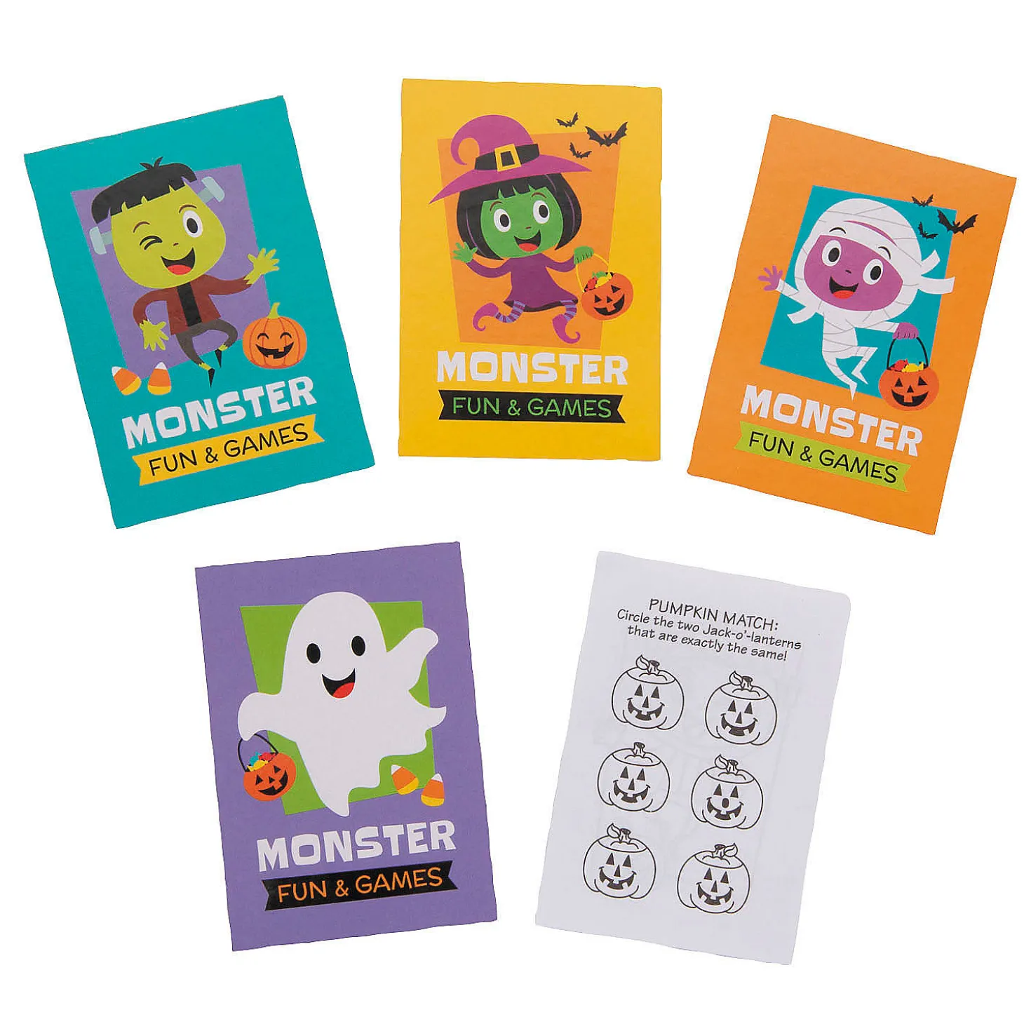 Bulk 72 Pc. Halloween Fun & Games Mini Activity Books