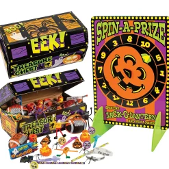 Bulk 101 Pc. Halloween Game Wheel & Prize Kit