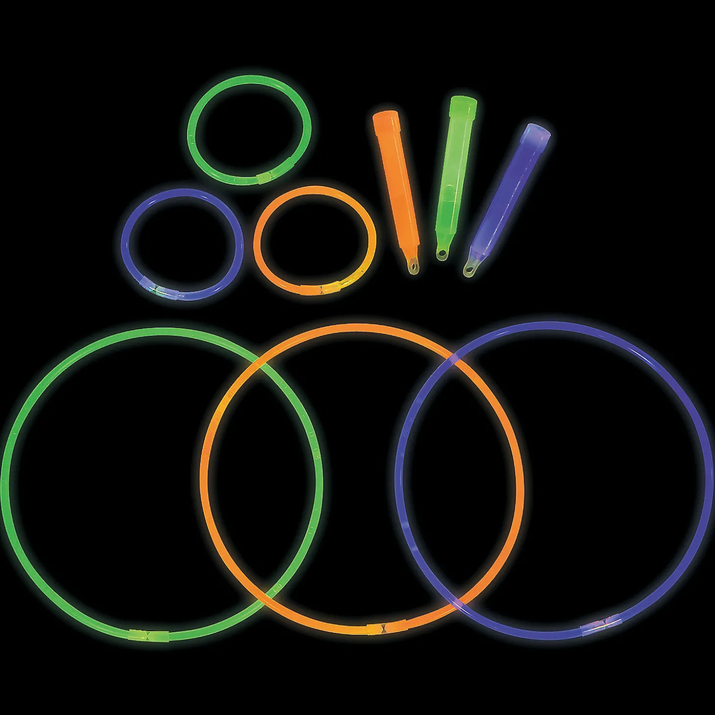 Bulk 75 Pc. Halloween Glow Stick, Bracelet & Necklace Assortment