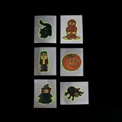 Bulk 72 Pc. Halloween Glow-In-The-Dark Temporary Tattoos