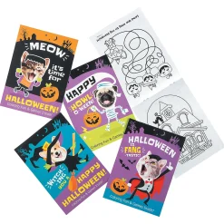 Bulk 144 Pc. Halloween Silly Animal Characters Coloring Books