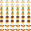Bulk 50 Pc. Halloween Smiling Stuffed Candy Corn Assortment
